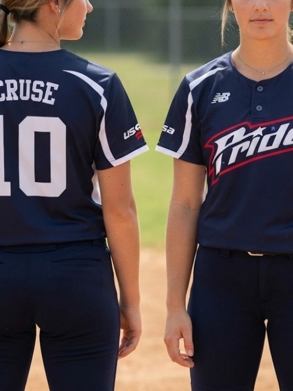Haley Cruse #10 USSSA Pride Softball Jersey ~ New Balance Large (NWT)